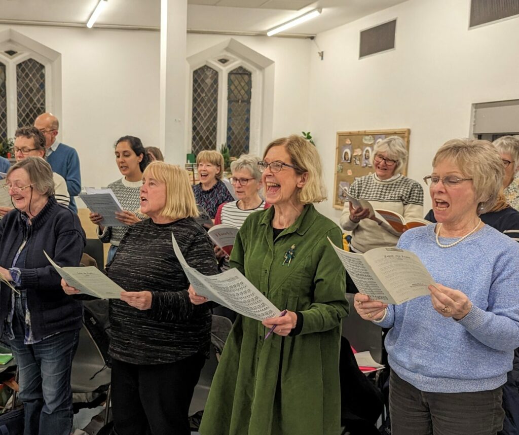 The London Chorus rehearsing